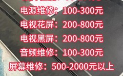 索尼电视重影维修要花多少钱？