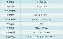 lora系统技术参数
