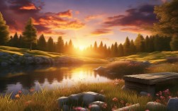 如何用散文优美地描写夕阳的景色？
