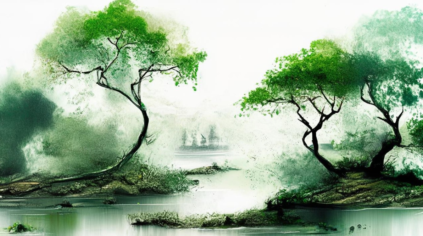 如何漫步水墨画卷间感受传统艺术之美？-图1