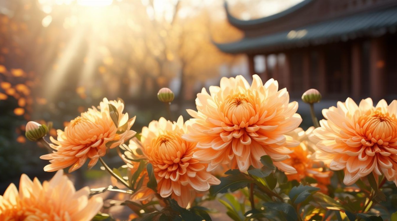 秋菊为何在斜阳下展现清冷风骨？-图2