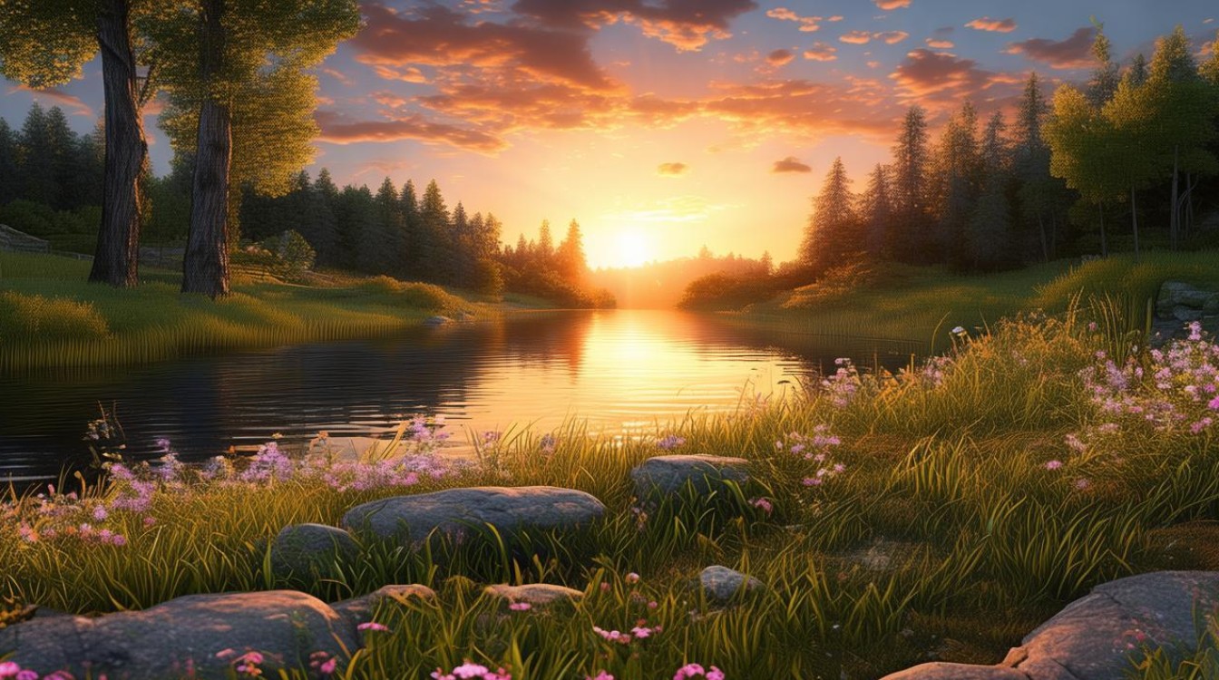 如何用散文优美地描写夕阳的景色？-图3