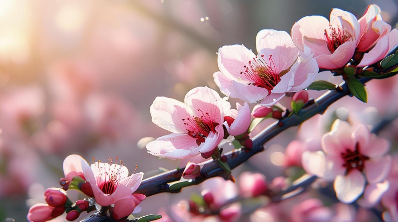如何用散文诗描绘桃花的唯美意境？-图2