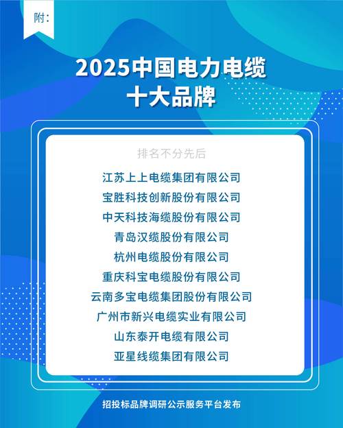 2025电线品牌排行榜-图1 2025电线品牌排行榜-图1