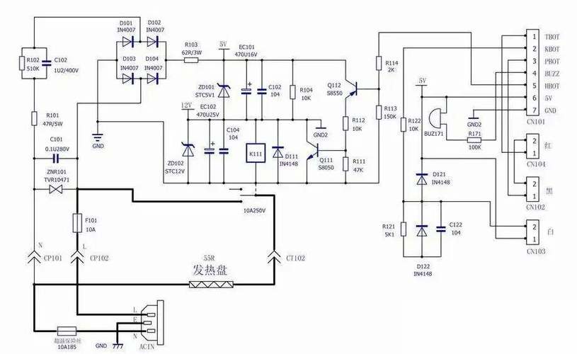 智能电压力锅维修电路图哪里找?-图1 智能电压力锅维修电路图哪里找?-图1