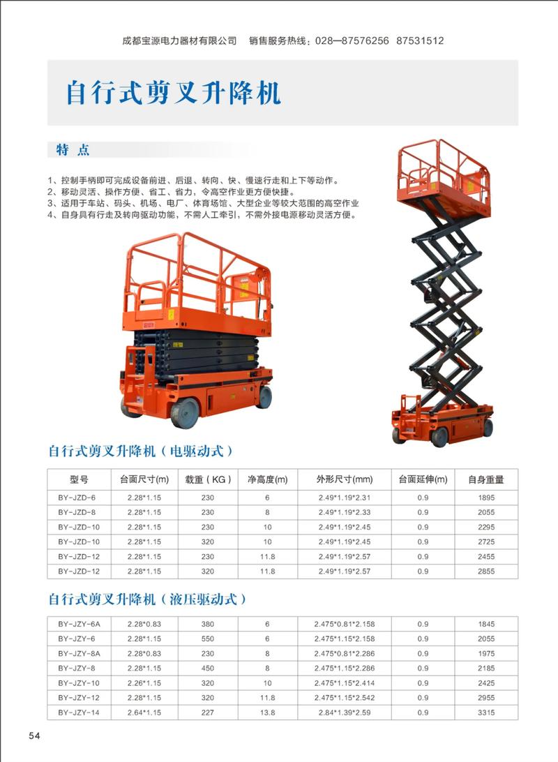 剪叉式高空作业平台品牌怎么选？-图1