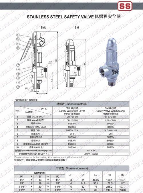 台湾不锈钢安全阀品牌有哪些?-图2 台湾不锈钢安全阀品牌有哪些?-图2
