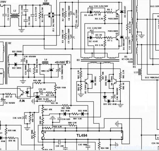 ATX电源待机电压维修关键在哪？-图1