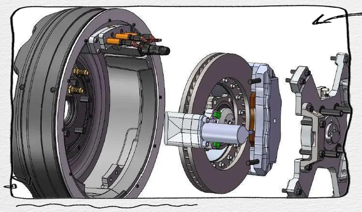 轮毂电机技术有哪些核心优点？-图3