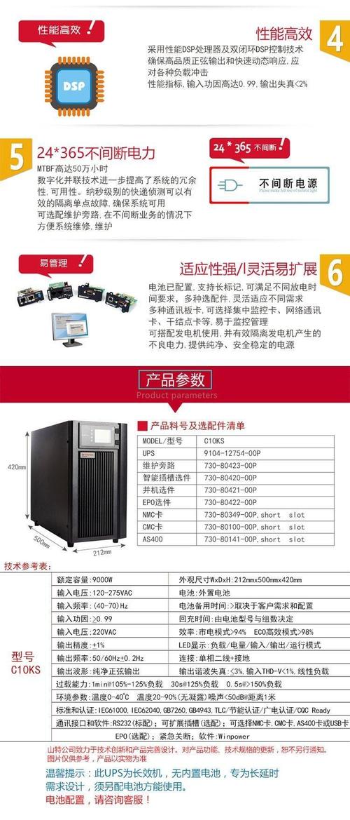 电力UPS技术规格有哪些核心参数？-图3