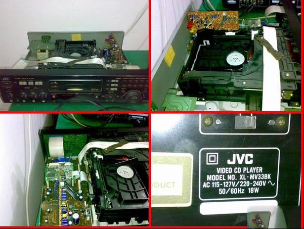 JVC三碟VCD维修故障何在？-图1