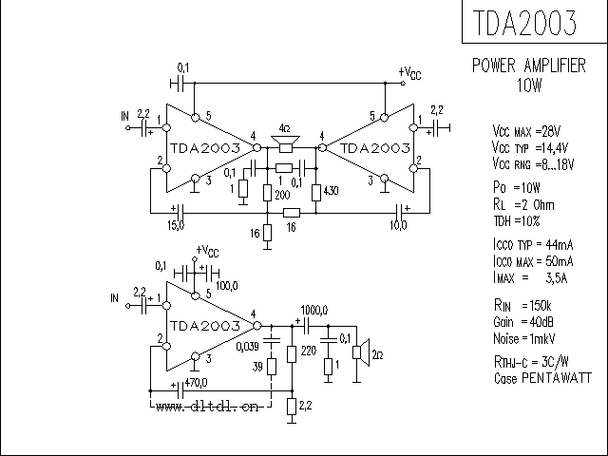 tda2003功放维修故障如何排查?-图3 tda2003功放维修故障如何排查?-图3