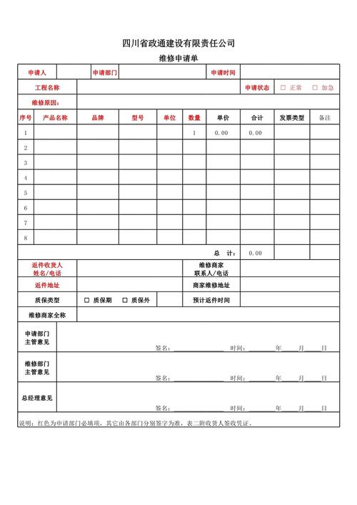 罗德施瓦茨维修申请单如何填写？-图1