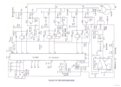 有刷控制器电路图维修关键点在哪？-图1